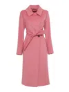 Max Mara Bcollag Peony Coat In Pink