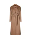 Max Mara Loriana Belted Wool Coat In Toni Netri