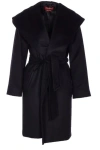 Max Mara Studio Coats In Black