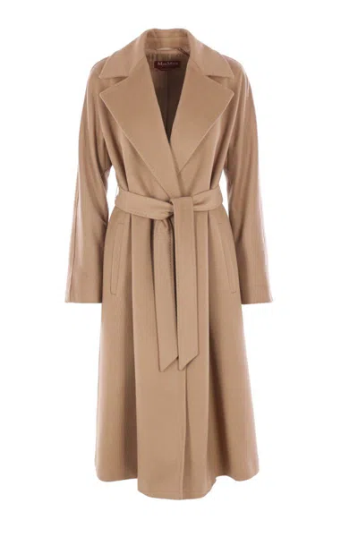 Max Mara Studio Coats In Brown