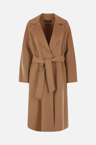 Max Mara Studio Coats In Brown
