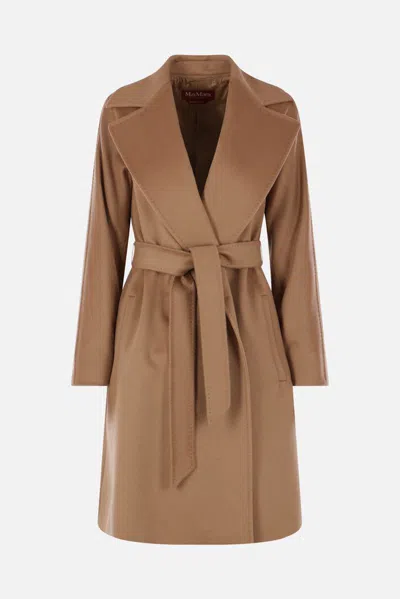 Max Mara Studio Coats In Brown