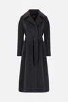 Max Mara Studio Coats In Black