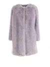 Max Mara Studio Coats Grey In Gray
