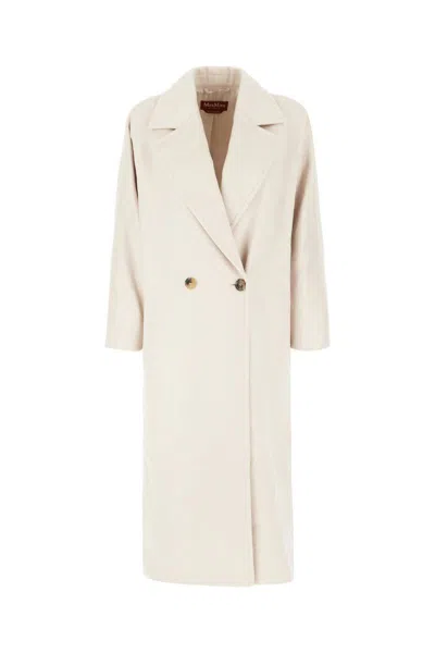 Max Mara Studio Coats In Neutral Cacha