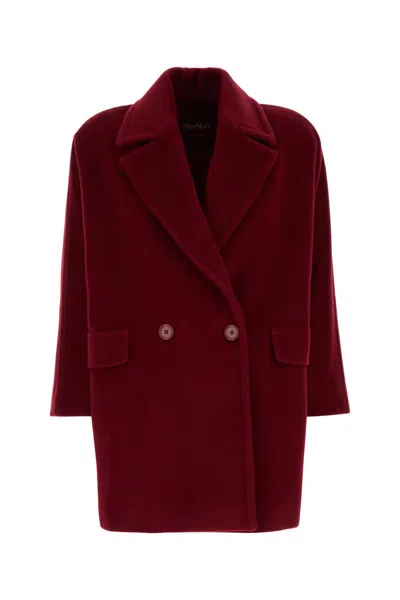 Max Mara Studio Coats In Red