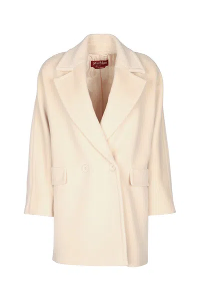 Max Mara Studio Coats In Neutral