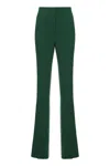 Max Mara Studio Cosmo Cady Trousers In Green