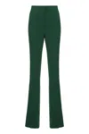 Max Mara Studio Cosmo Cady Trousers In Green