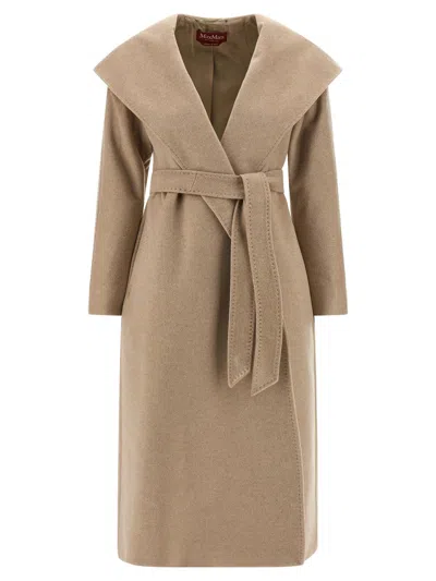 Max Mara Danton Coat In Neutral