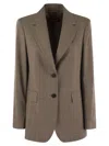 Max Mara Studio David - Wool Batavia Blazer In Camel