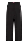 Max Mara Dazzy Wide Leg Trousers In Black