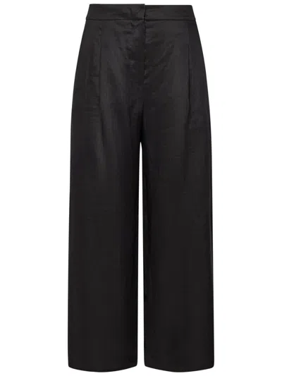 Max Mara Studio Dazzy Trousers In Black