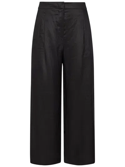 Max Mara Studio Dazzy Trousers In Black