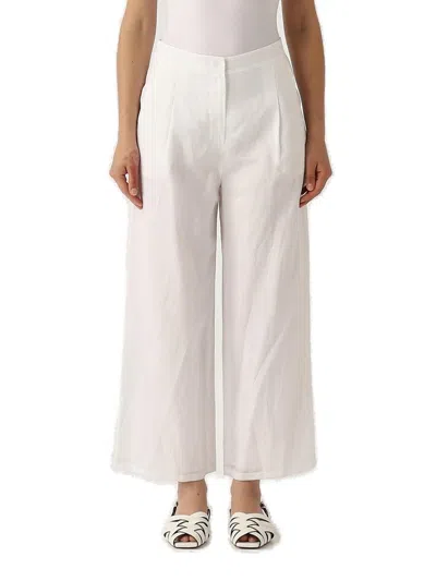 Max Mara Dazzy Trousers In White