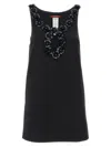 Max Mara Delis Mini Dress In Black