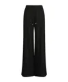 Max Mara Studio Denaro Drawstring Pants In Black