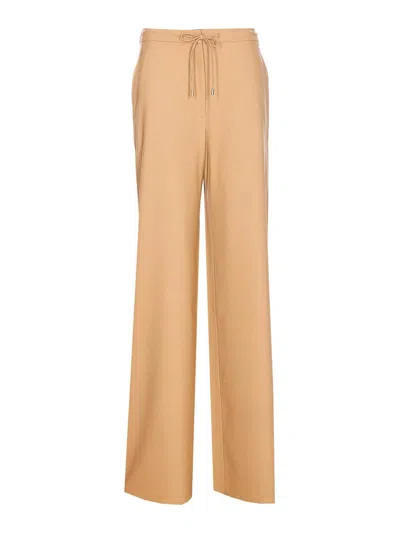Max Mara Studio Denaro Pants In Beige