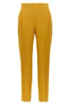 Max Mara Studio Women Deserto Pants In Yellow