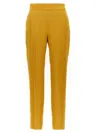 Max Mara Studio Women Deserto Pants In Yellow