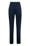 Max Mara Deserto Straight-leg Trousers In Blue