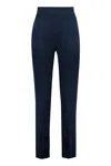 Max Mara Deserto Straight-leg Trousers In Blue