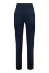 Max Mara Deserto Straight-leg Trousers In Blue