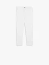 Max Mara Studio Detroit Long Trouser White In White