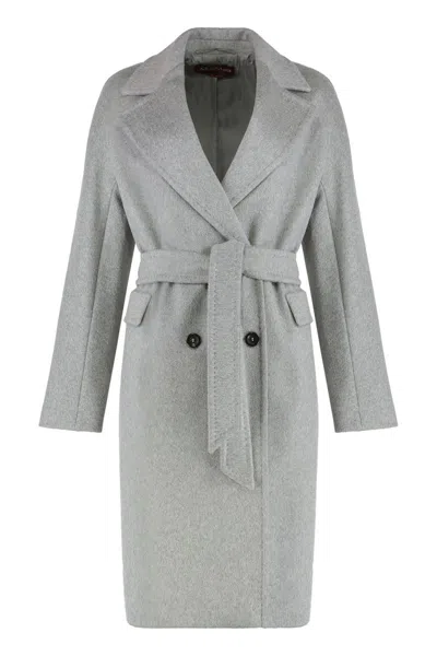 MAX MARA MAX MARA STUDIO DOUBLE-BREASTED COAT IN CASHMERE BLEND
