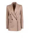 Max Mara Studio Double-breasted Jersey Blazer