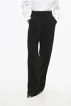 Max Mara Studio Double-pleated Latina Pants With Belt Loops Grösse 40 In Black