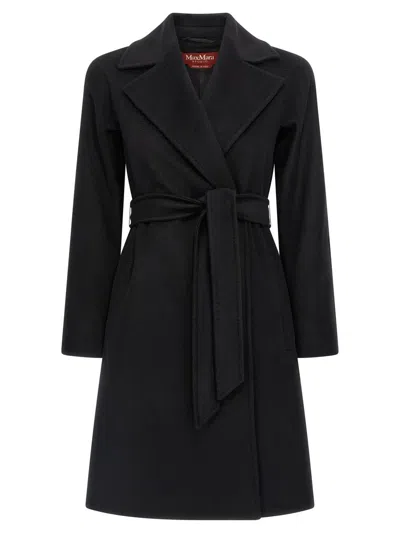 Max Mara Studio 'dravenna' Coat In Black