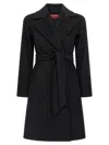 Max Mara Dravenna Coat In Black