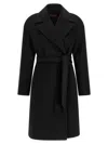 Max Mara Studio 'dravenna' Coat In Black