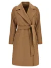 Max Mara Studio Dravenna Coat In Camel