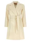 Max Mara Dravenna Coat In Neutral