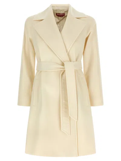 Max Mara Studio Coat In Brown