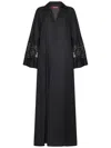 Max Mara Womens Ultramarine Monia Drawstring-waist Wool Midi Dress In Black