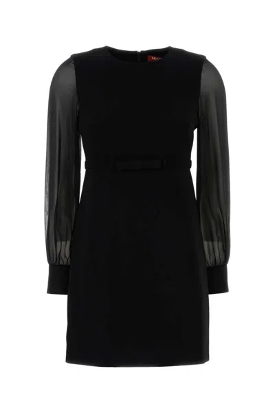 Max Mara Studio Dress In Black