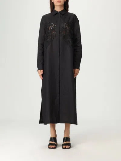 Max Mara Studio Dress Woman Black