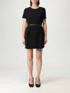Max Mara Studio Dress Woman Black In Black