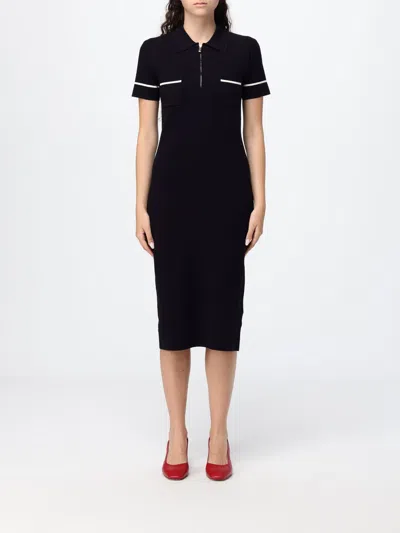 Max Mara Studio Dress Woman In Black