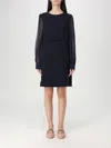 Max Mara Studio Ritmo Crewneck Long In Blue