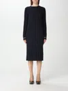 Max Mara Studio Dress Woman Blue In Blue