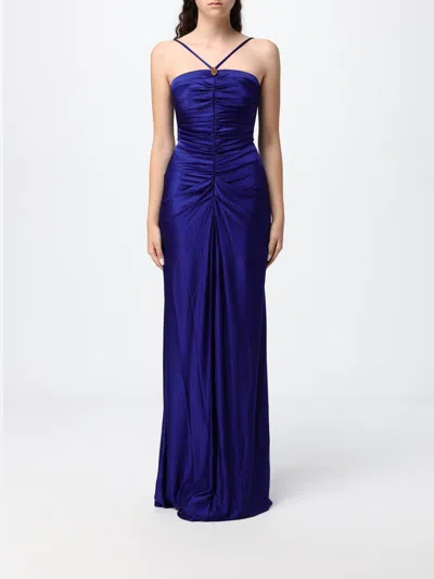 Max Mara Studio Dress Woman In Blue