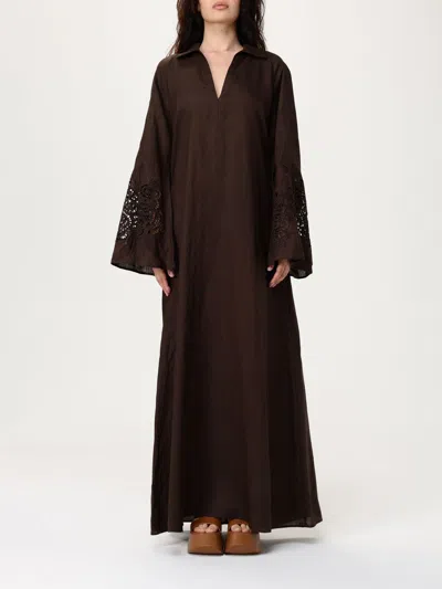 Max Mara Studio Dress Woman Brown