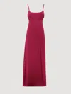 Max Mara Studio Tied Sleeveless Dress In Pink