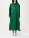 Max Mara Studio Dress Woman Grass Green In Green