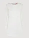 Max Mara Studio Dress Woman White In White