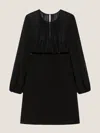 Max Mara Long-sleeved Dress In White